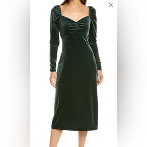 Boden Deep Green Long Sleeve Dress